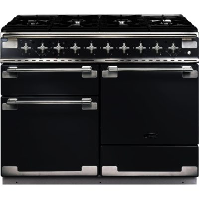 Rangemaster Elise 110cm Dual Fuel 105730 Range Cooker in Slate Grey with 6 Burner FSD Hob Rangemaster Elise 110cm Dual Fuel 105730 Range Cooker in Slate Grey with 6 Burner FSD Hob